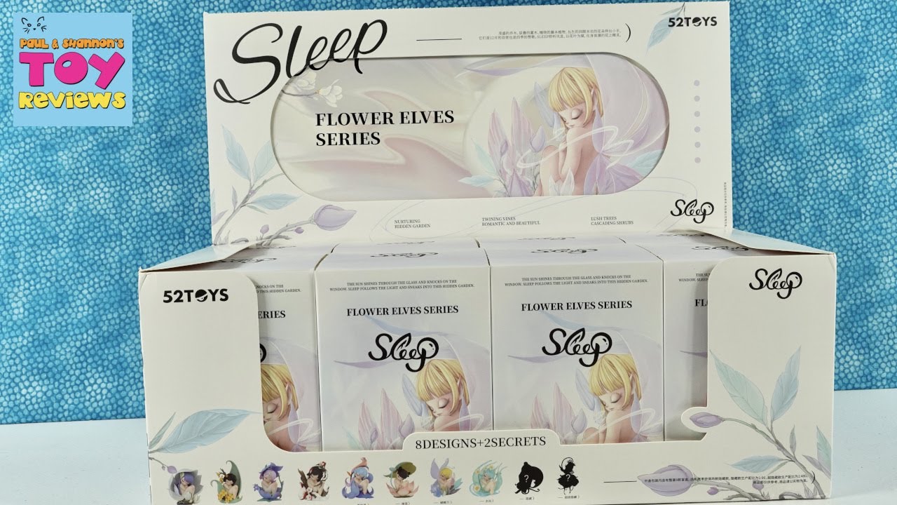 Sleep Flower Elves Series 52 Toys Blind Box Figure Unboxing | PSToyReviews