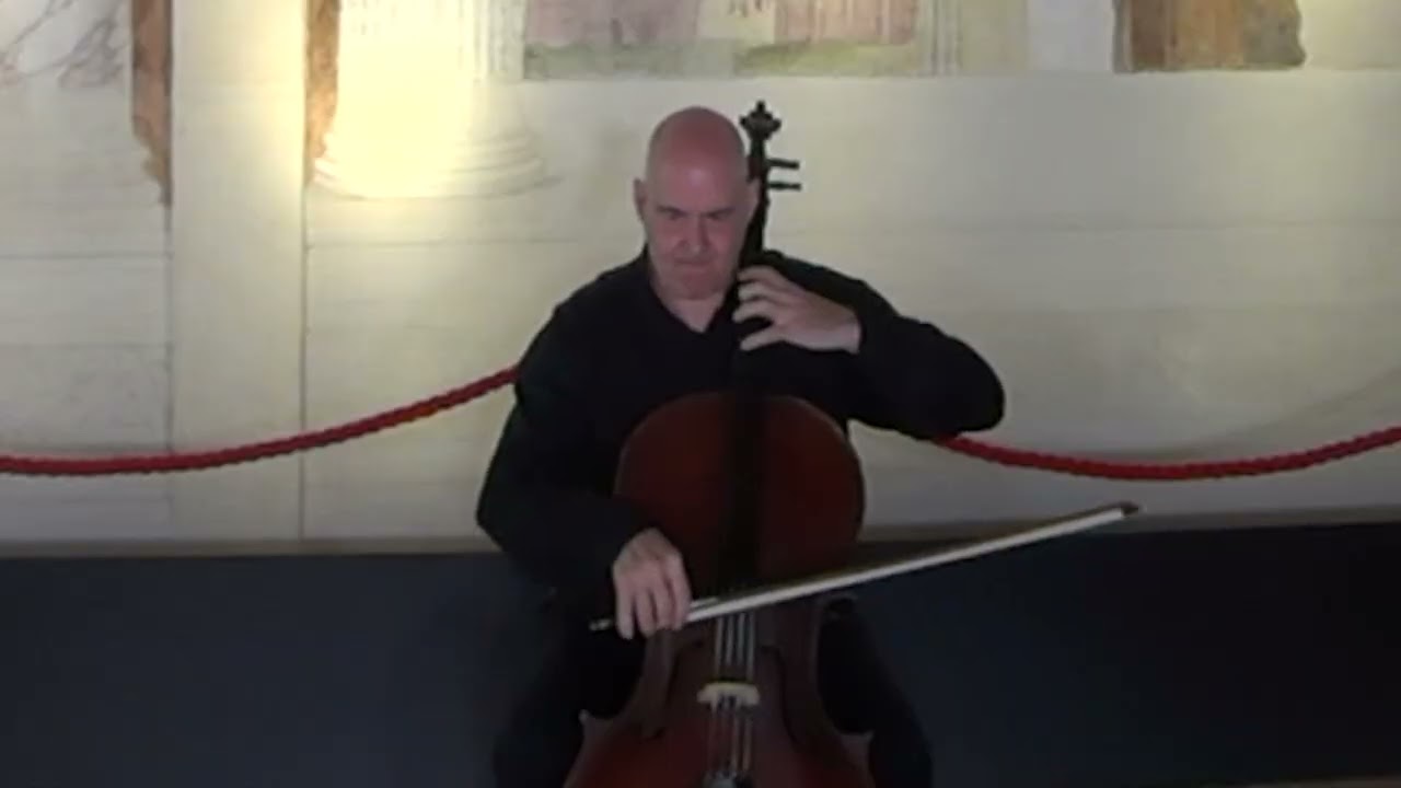 J. KLENGEL 5.INTERMEZZO SCHERZANDO SUITE op.56 cello LUCA PACCAGNELLA ESTENSE MEDIEVAL CASTLE