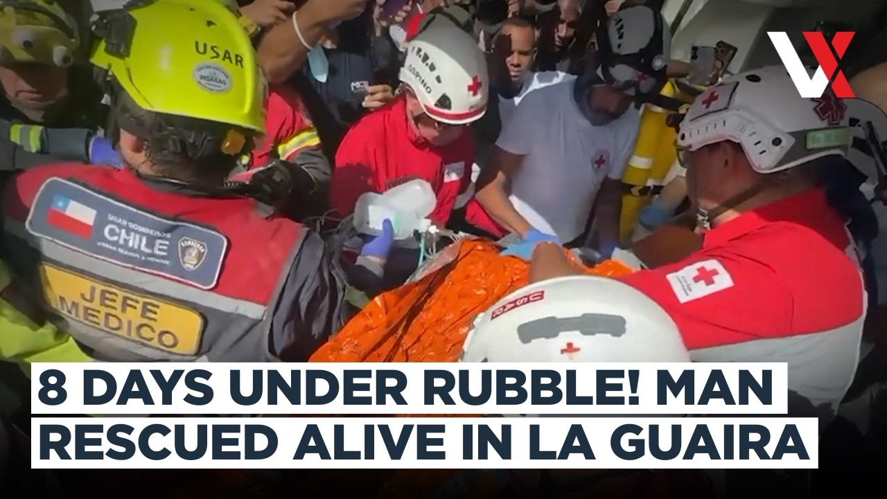 Venezuela Quake Miracle As Man Found Alive After Eight Days Beneath Collapsed Building | VERTEX