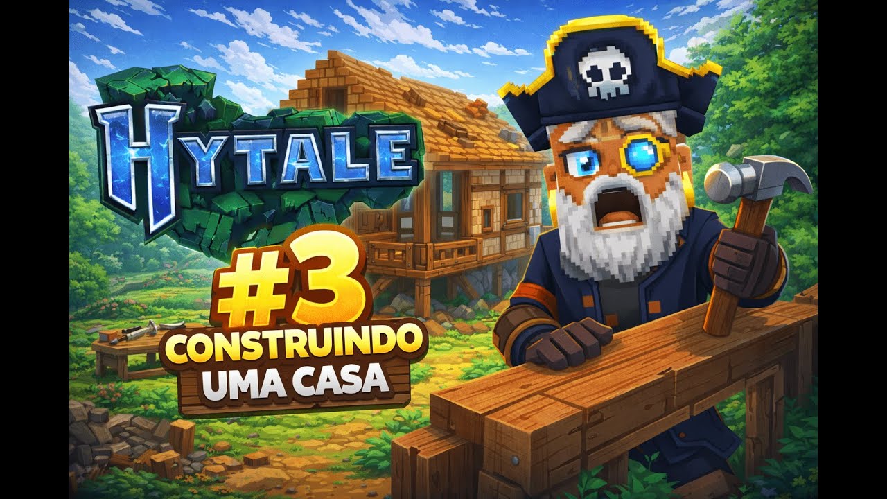 Construindo a base na saga do hytale episodio #3