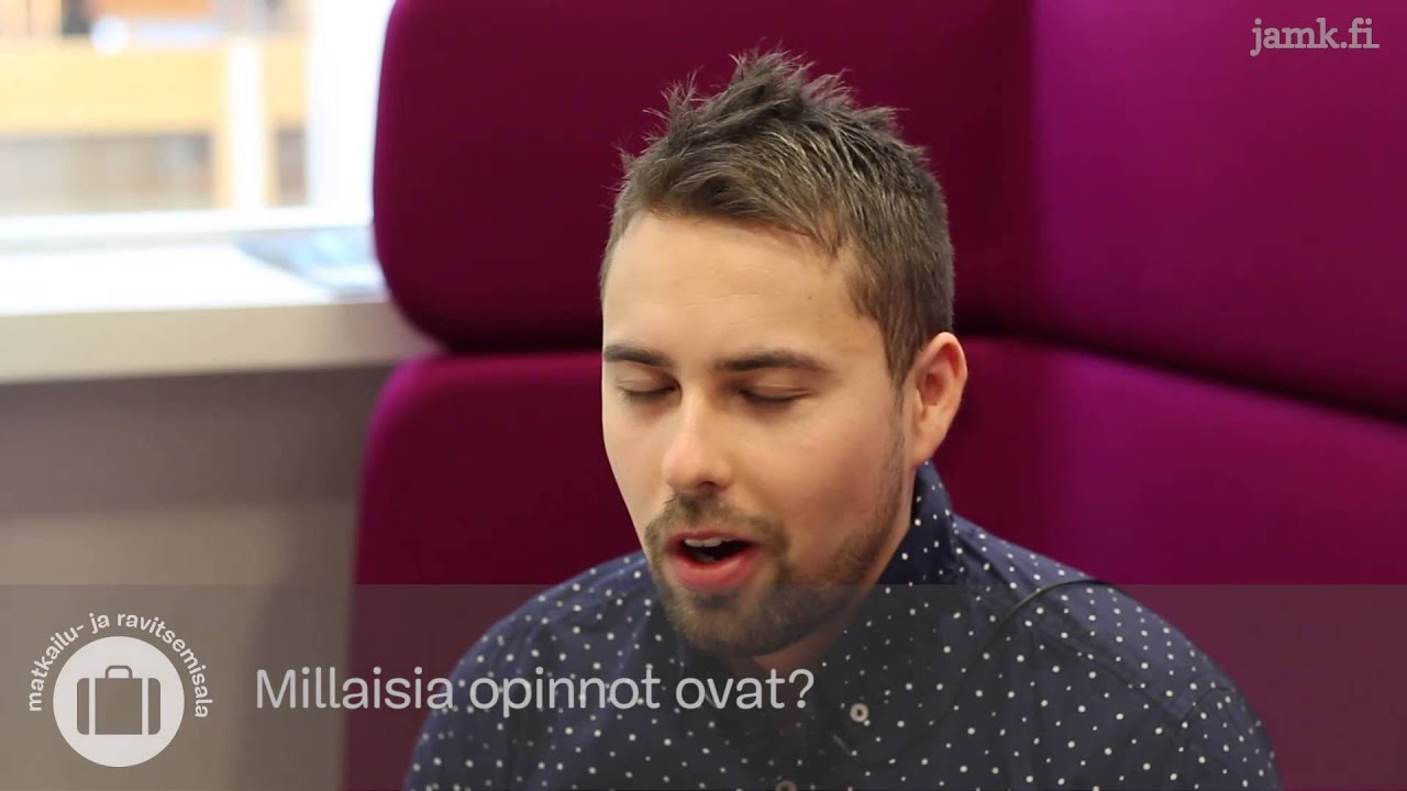 Toimitilapalvelujen opiskelu, restonomi Samuli Nyyss&ouml;nen, JAMK