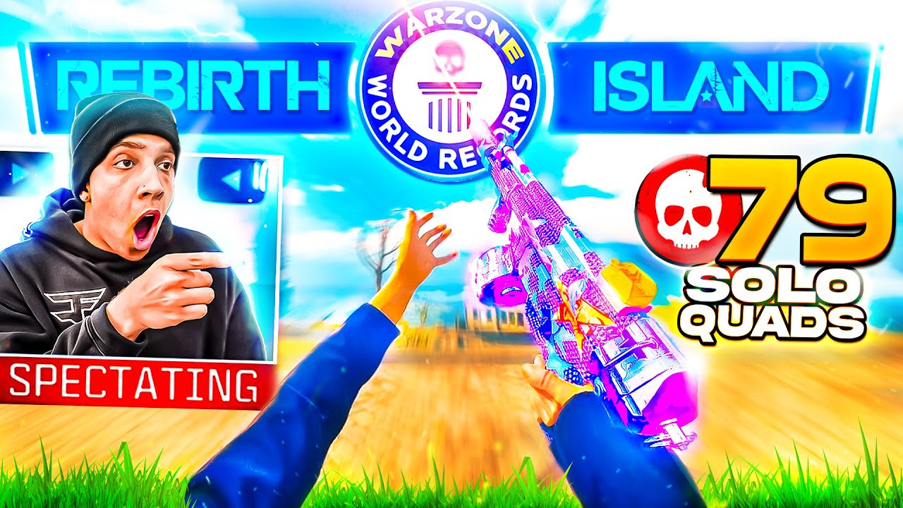 *NEW* WORLD RECORD 79 KILLS SOLO on REBIRTH ISLAND! 🏆