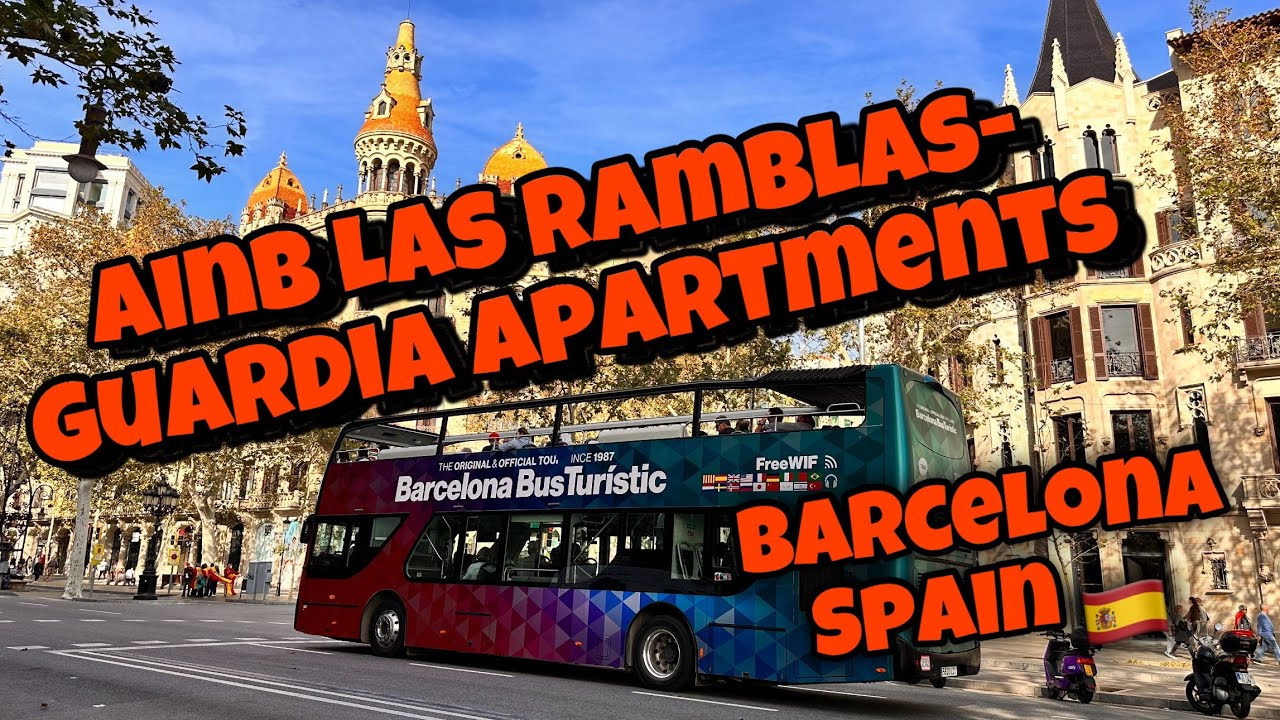 La Rambla - AinB Las Ramblas Booking - Guardia Apartments - Barcelona, Spain 🇪🇸