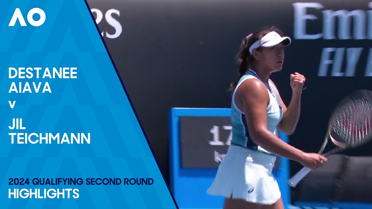Destanee Aiava v Jil Teichmann Highlights | Australian Open 2024 Qualifying Second Round