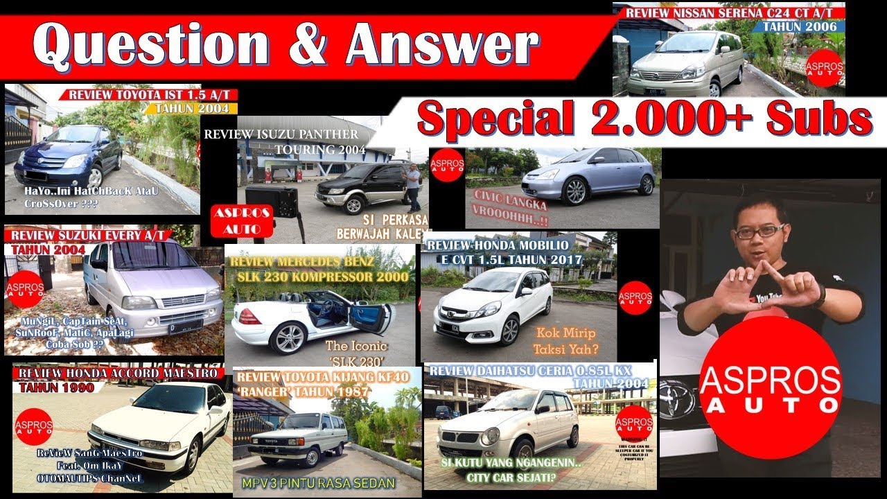 Q & A spesial 2.000++ pakai Durasi : Berkenalan dan Mengenal Subscribers.