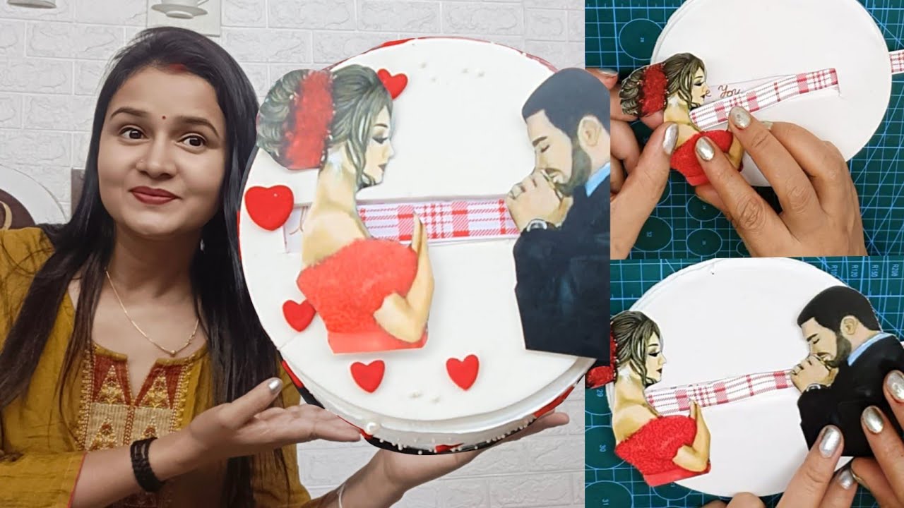 मेरी  trending  Anniversary  Cake और आपकी Velentine Day Cake design देख कर आप भी पैसा कमा सकती हो