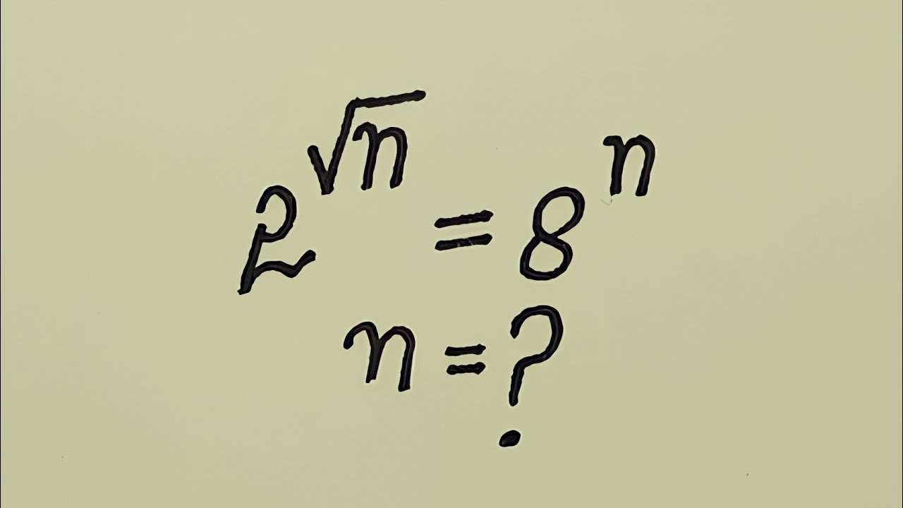 Sabe Resolver?? | Boa Equação Exponencial.. | Determine 