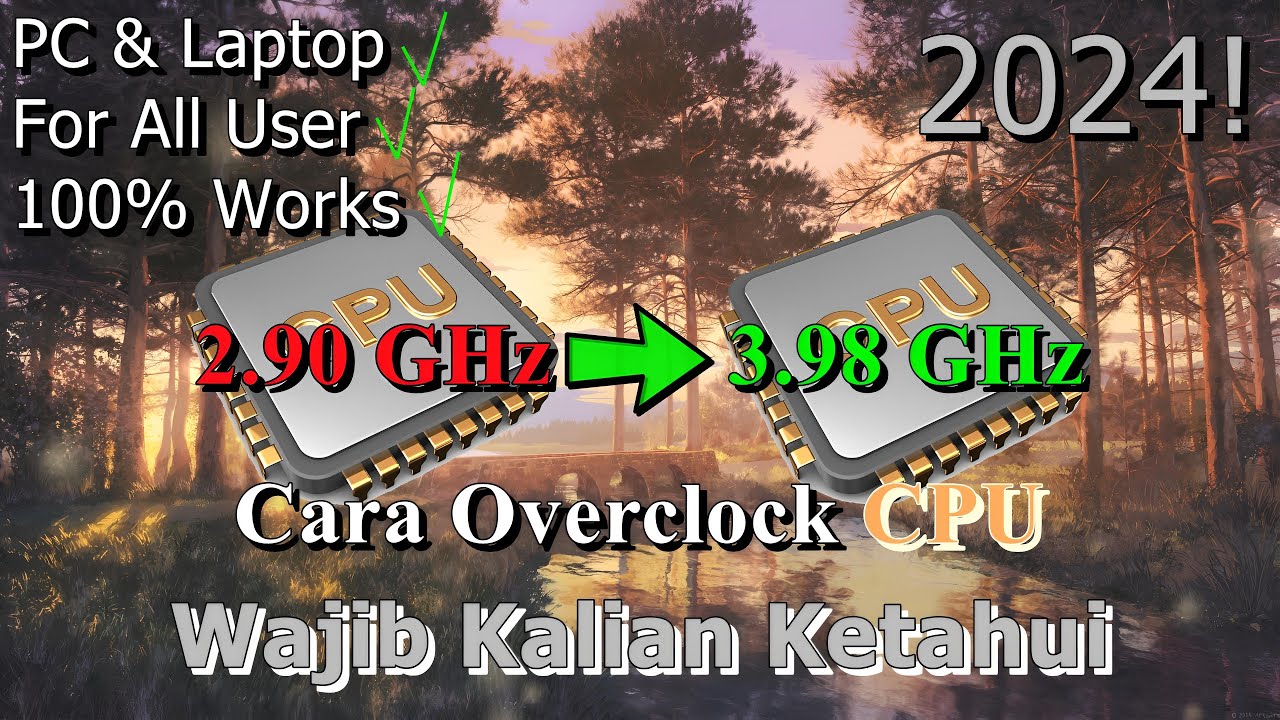 🔧Cara Overclock CPU Pada PC & Laptop ✅ Wajib Kalian Ketahui | 2024! (Updated)