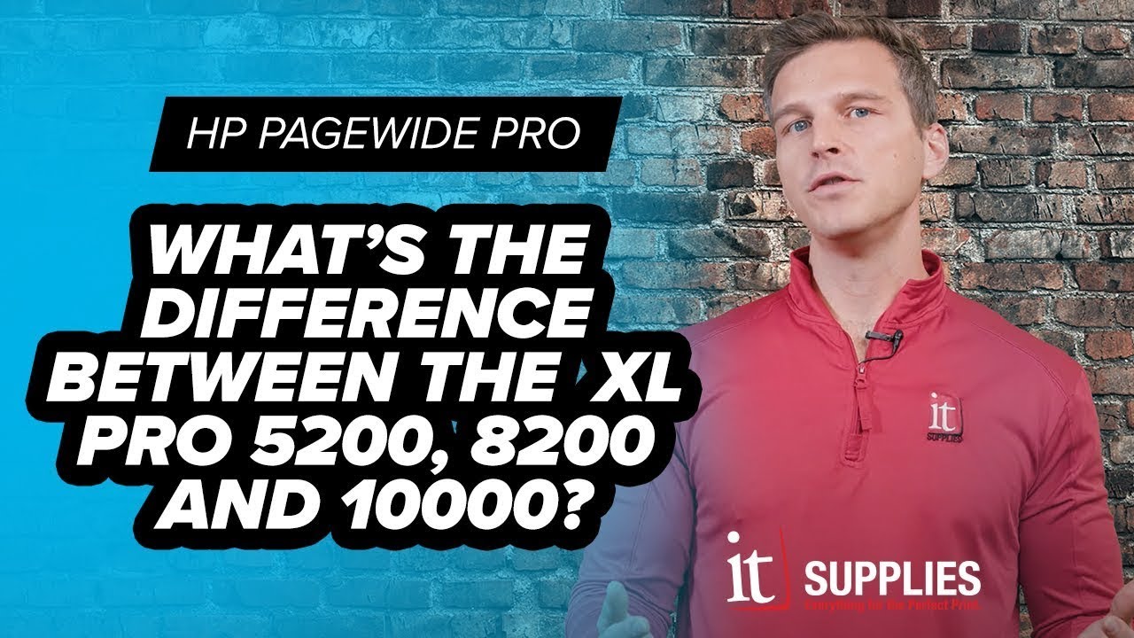 HP PageWide Pro | What's the Difference Between XL Pro 5200, 8200 & 10000 Printers?