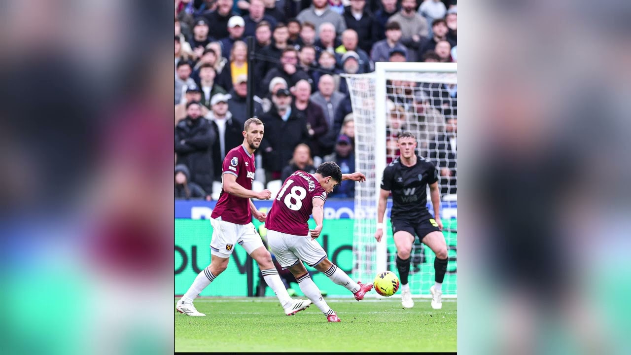 West Ham 3 - 1 Sunderland. Highlights.