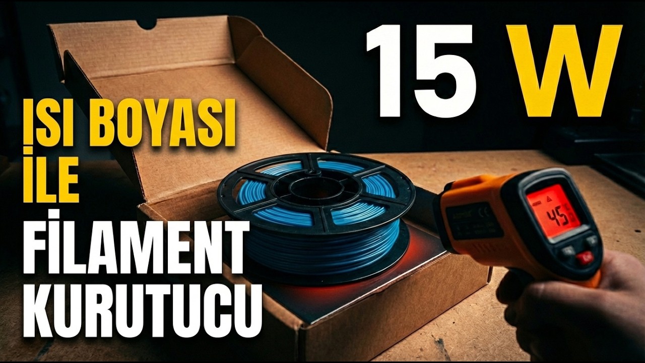 Isı boyası Filament kurutucu