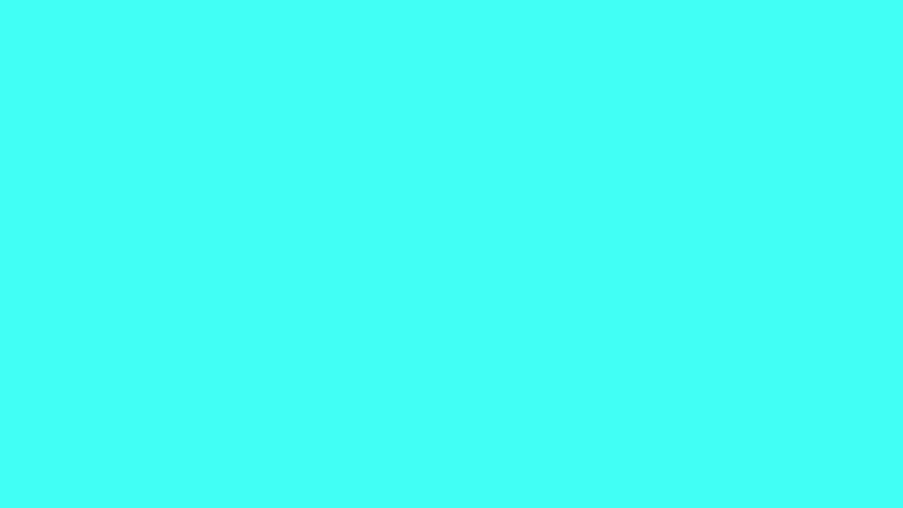 Beaming Blue Solid Color Background 4 Hours – Bright Cyan Blue Screen, No Sound (1080p HD)