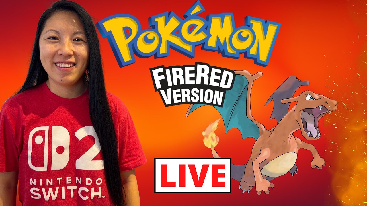 Pokémon FireRed LIVE on SWITCH!