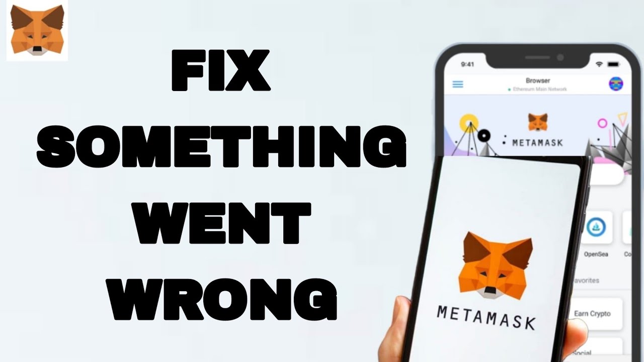 How To Fix And Solve Something Went Wrong On Metamask App | Final Solution