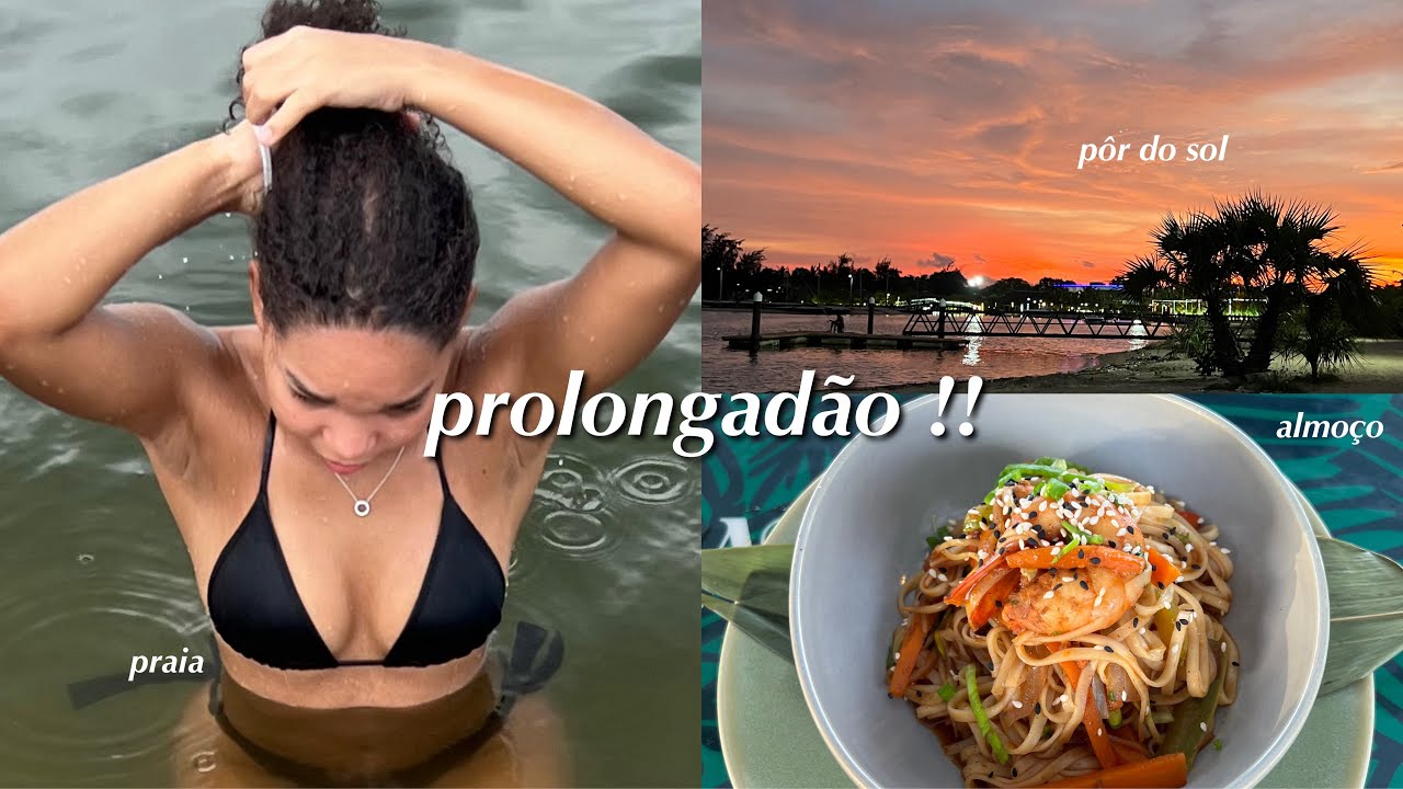 VLOG DO PROLONGADÃO- ALMOÇO A DOIS, MUSSULO, PÔR DO SOL || yanessamiranda