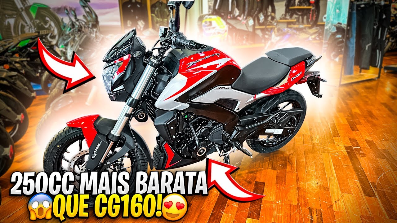ADEUS CB 300F?! NOVA DOMINAR 250 BAJAJ, PREÇO DE CG 160, MAIS FORTE QUE TWISTER 300