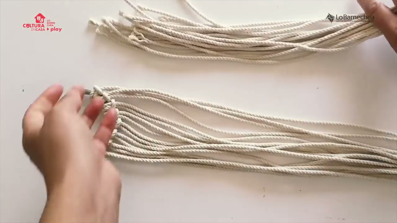 Talleres y cursos   Colgante para plantas con la técnica del macramé
