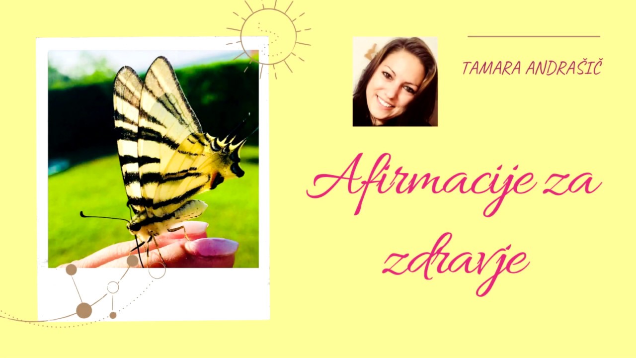 Afirmacije za ZDRAVJE