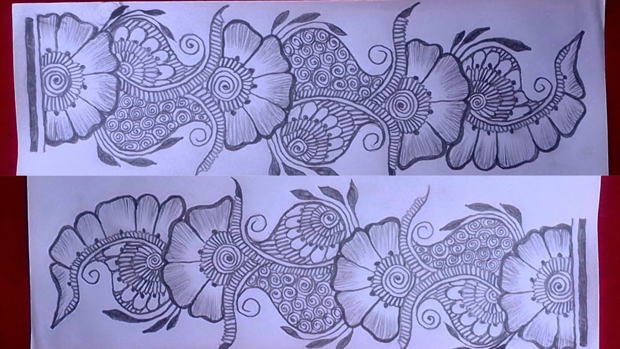 Latest pencil Mehandi design for full hand | Mehandi ka design | stylist  Mehandi design 