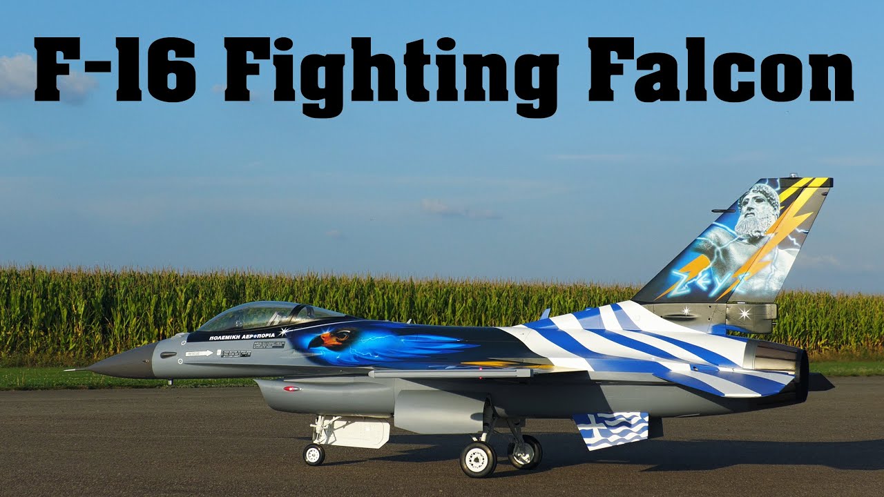 F-16 Fighting Falcon | giant scale jet turbine RC model | 4K | 2022