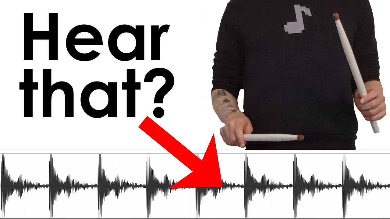 You should hear this when you drum