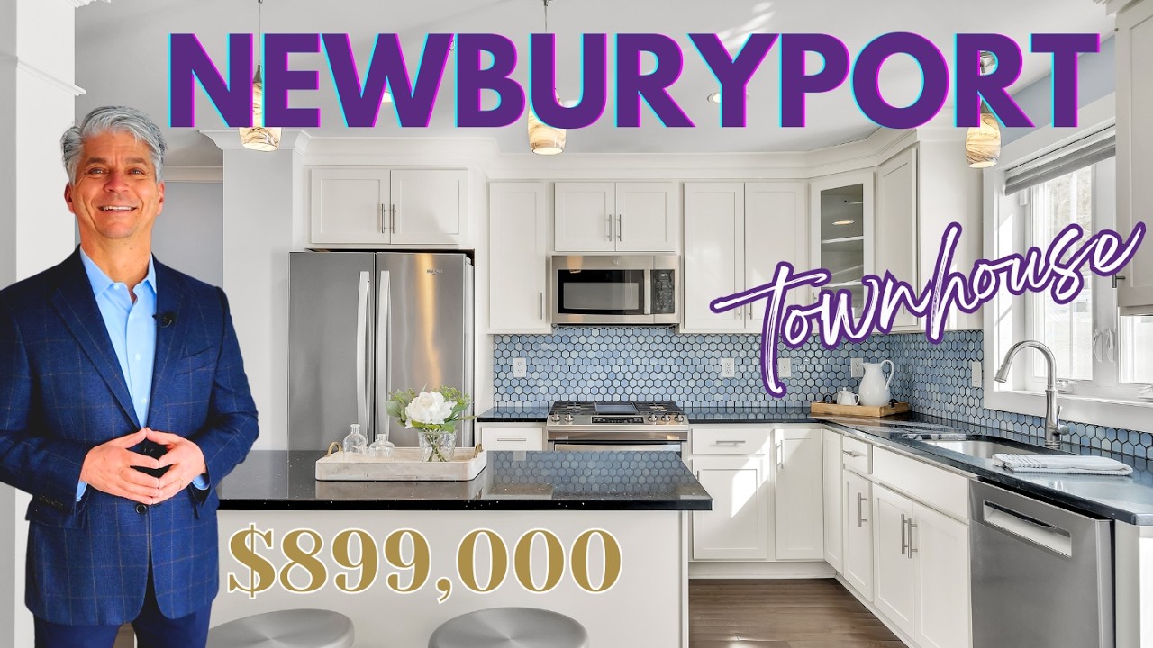 Modern Townhome Tour - 14 Hines Way, Newburyport, MA
