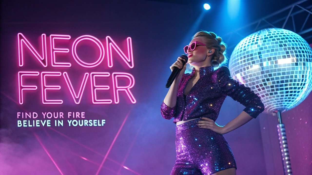 Neon Fever | Find Your Fire | Dua Lipa Style Original Song (Official Lyric Video)