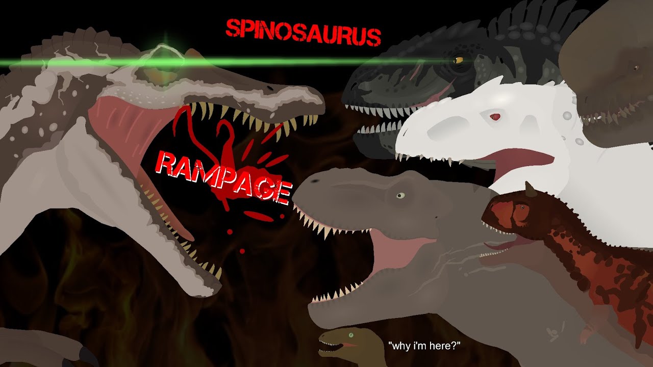 JWCC Spinosaurus (Asset-87) Rampage / Stick Nodes (700 Subs Special) 