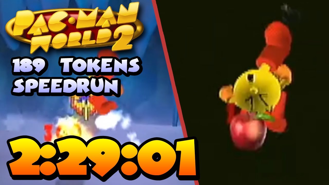 Pac-Man World 2 - 189 Tokens Speedrun In 2:29:01【WORLD RECORD】