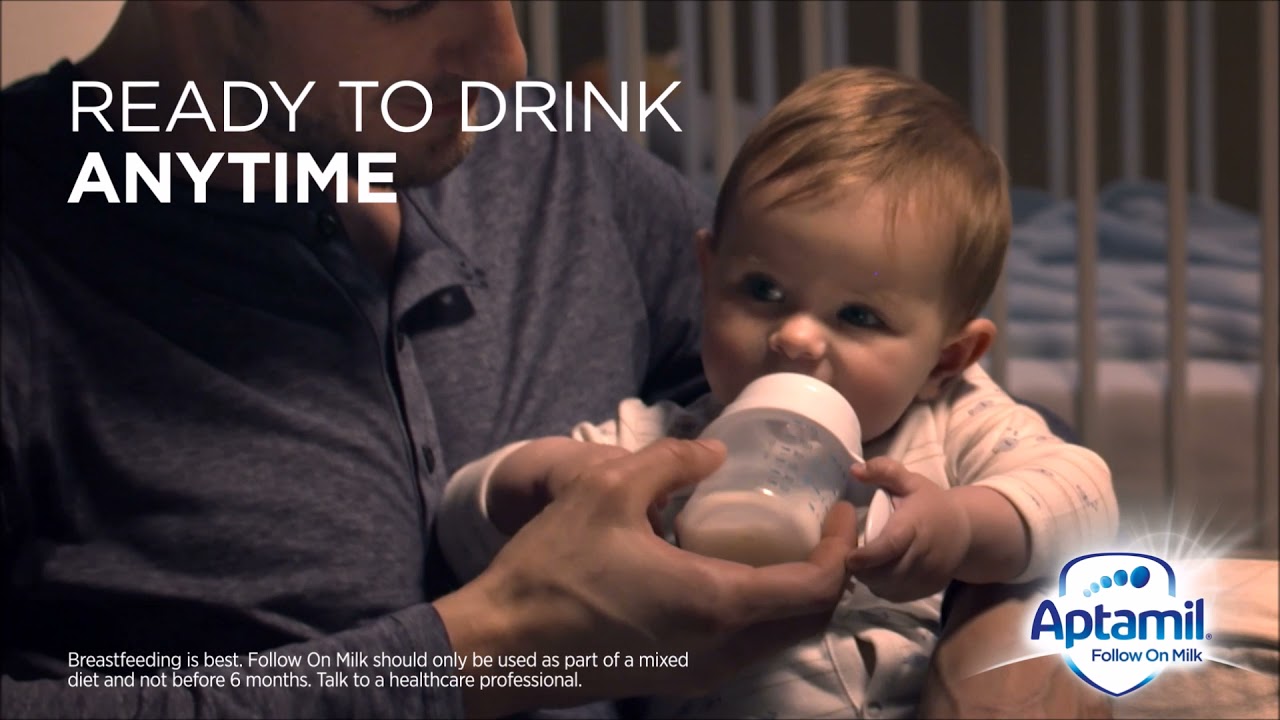 Aptamil® Follow On Milk now in ready to use format - Night Feeds