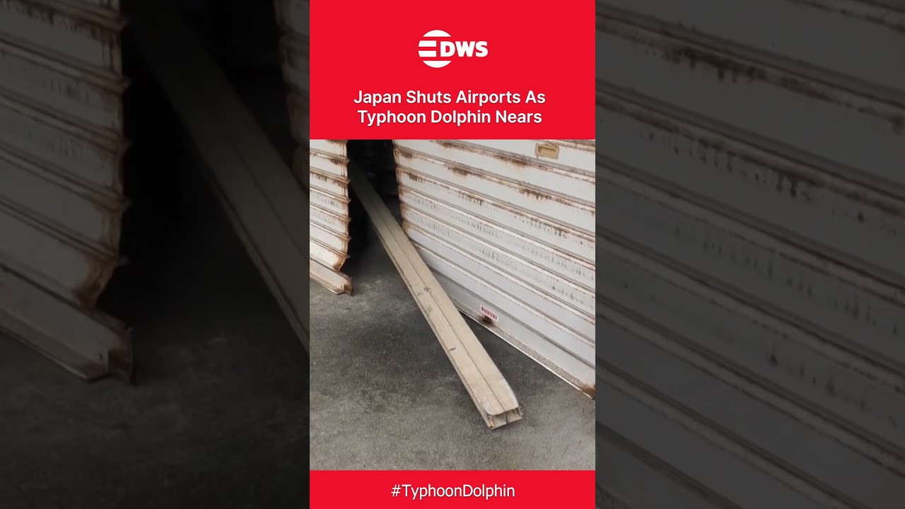 WEATHER ALERT: Airport Shuts Down As Typhoon Strikes Japan | DWS News | AL1C