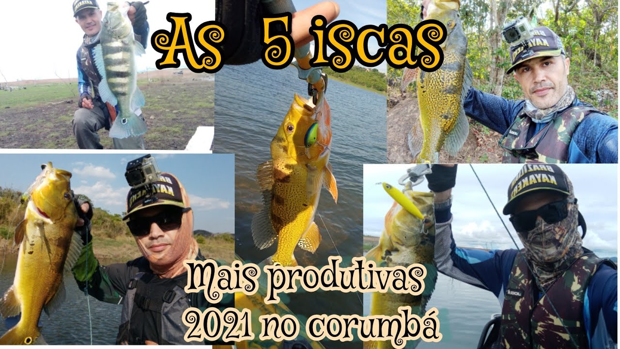 AS 5 MELHORES ISCAS ARTIFICIAIS , PARA TUCUNARÉ  2021! QUE DERAM RESULTADO NO LOGO DE CORUMBÁ