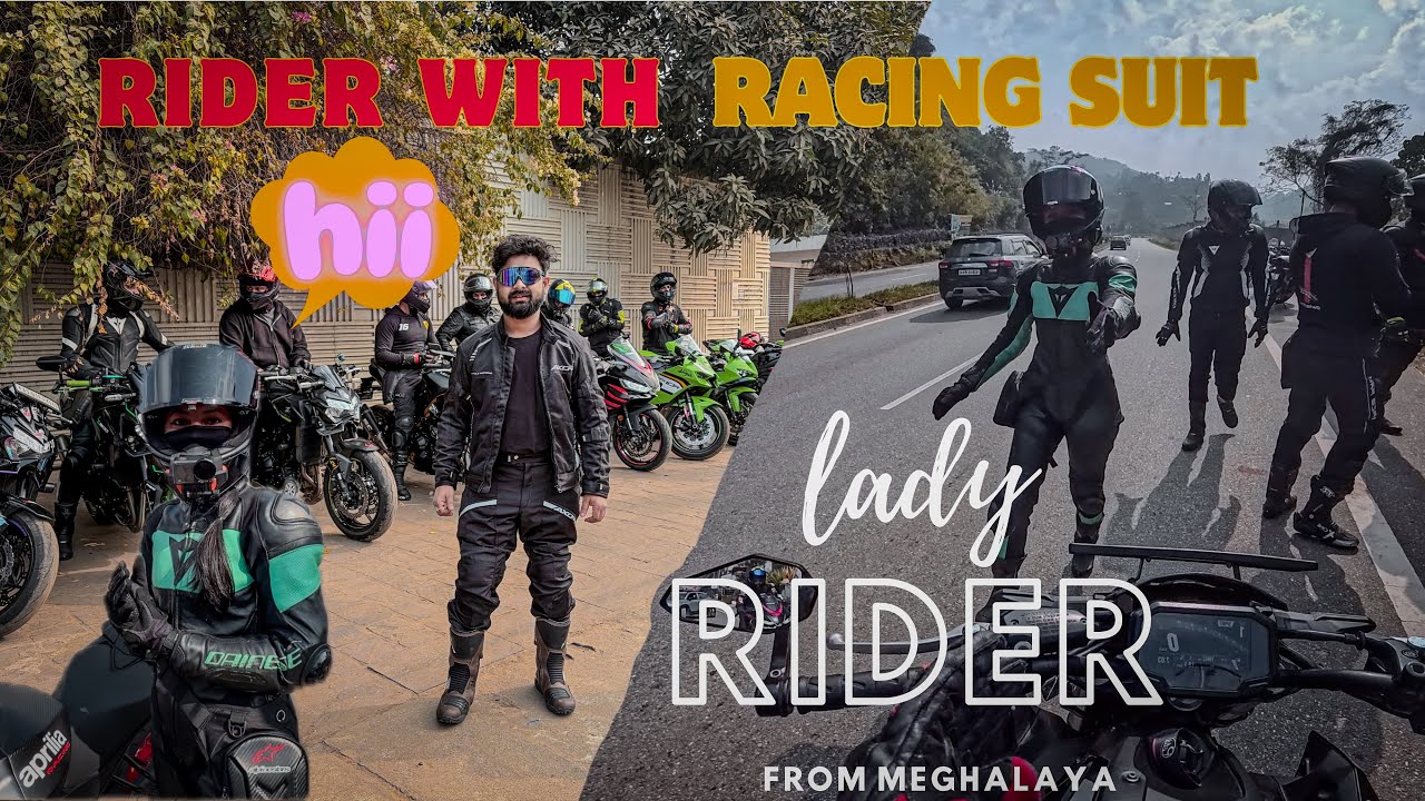 LADY RIDER FROM MEGHALYA WITH ASSAMSUPERBIKER
