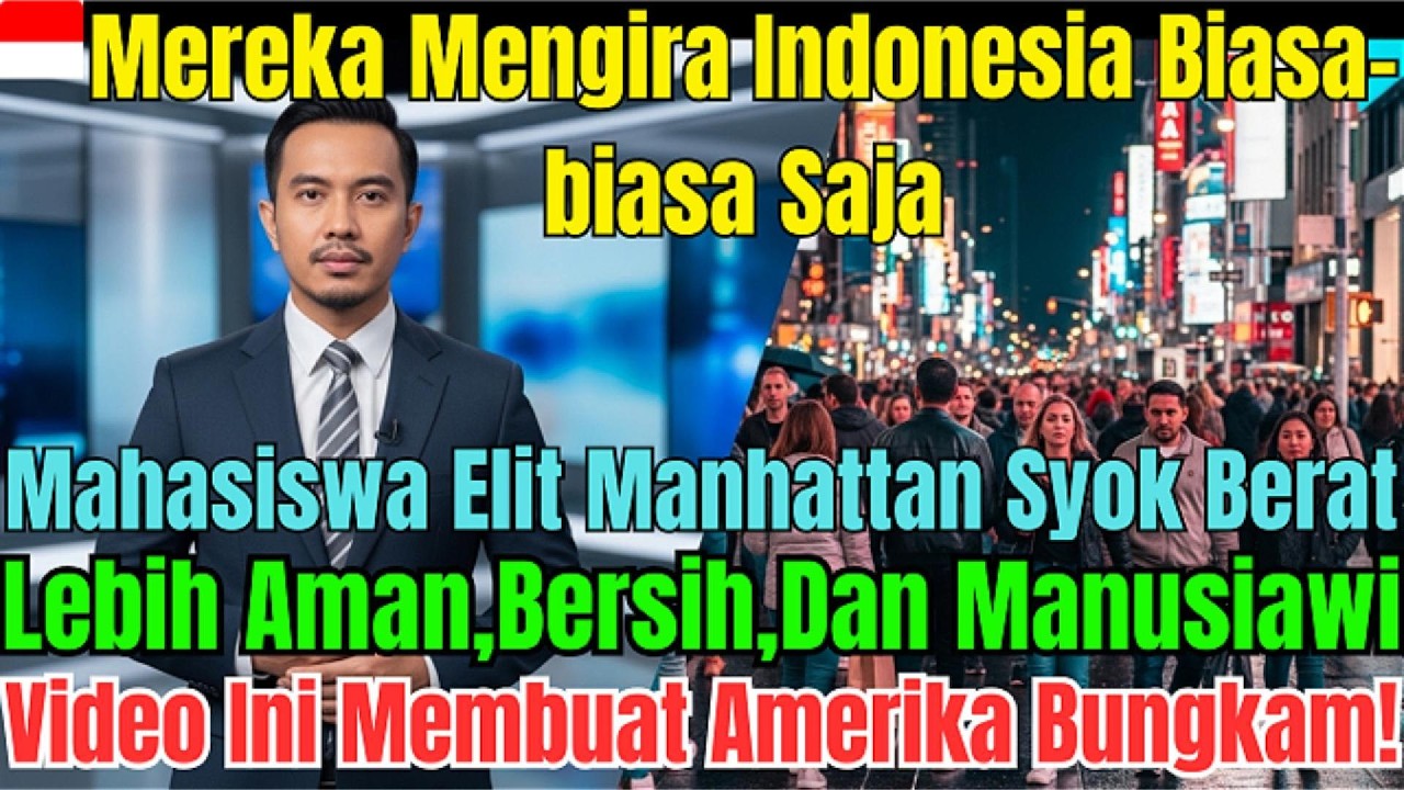 Lawatan Mahasiswa Amerika Ke Indonesia: Bongkar Kenyataan Sebenar Sebuah Negara Maju