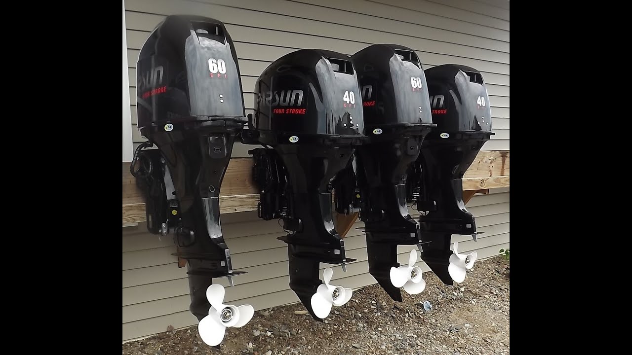 Parsun 60 HP Outboard on 16 Ft Sea Nymph Boat