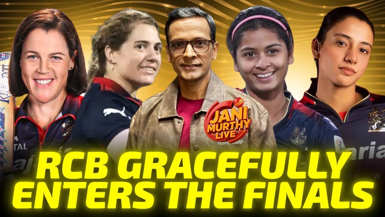 RCB gracefully enters the Finals | GG vs MI Match Preview | TATA WPL 2026 | Live with Jani🔴