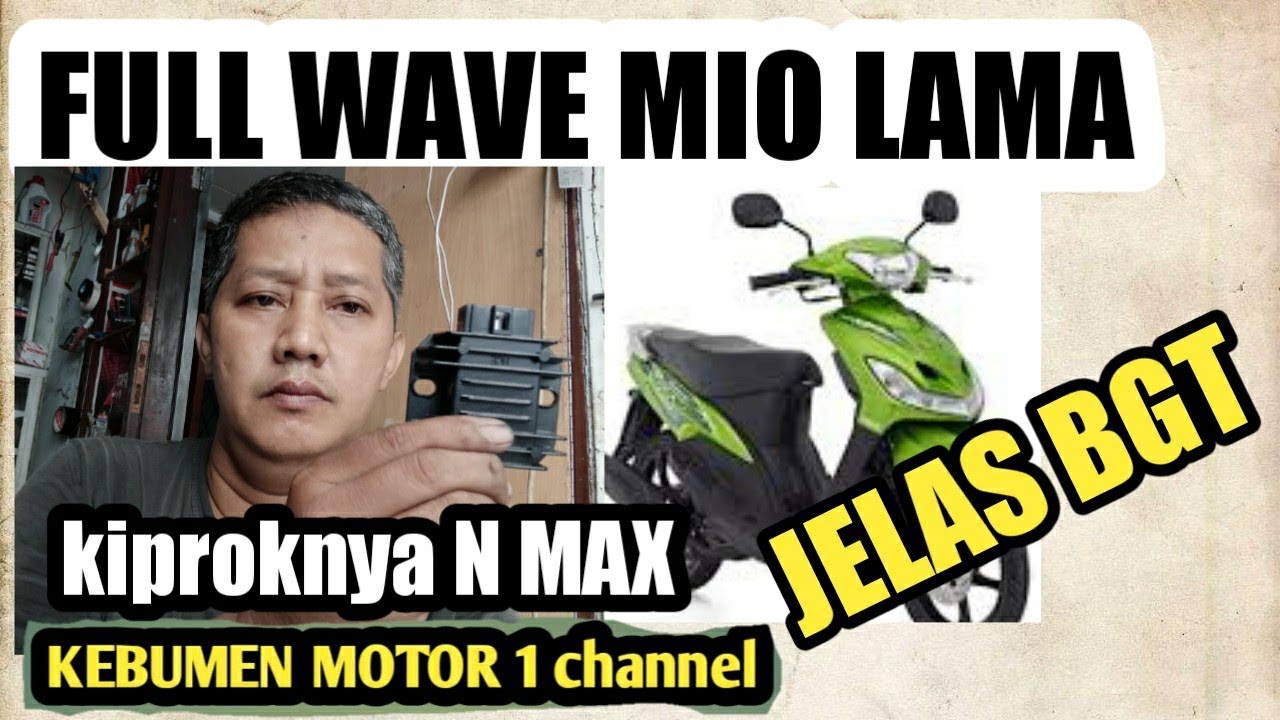 cara full wave mio kiprok nmax