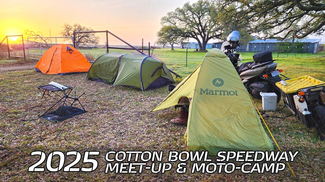 ROADTRIP: 2025 Cotton Bowl Speedway // Meet-up & Motocamp