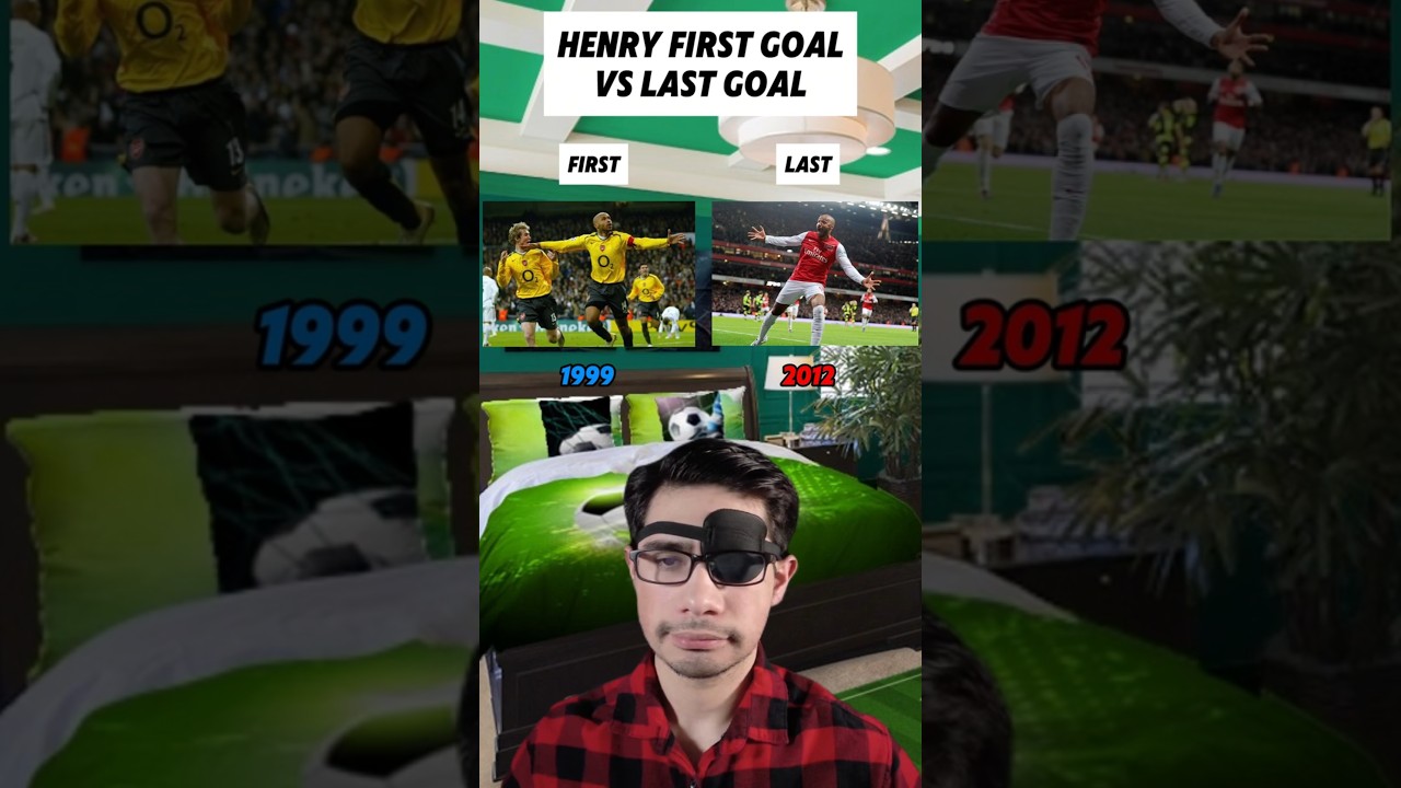 Henry First vs Last Goal for Arsenal