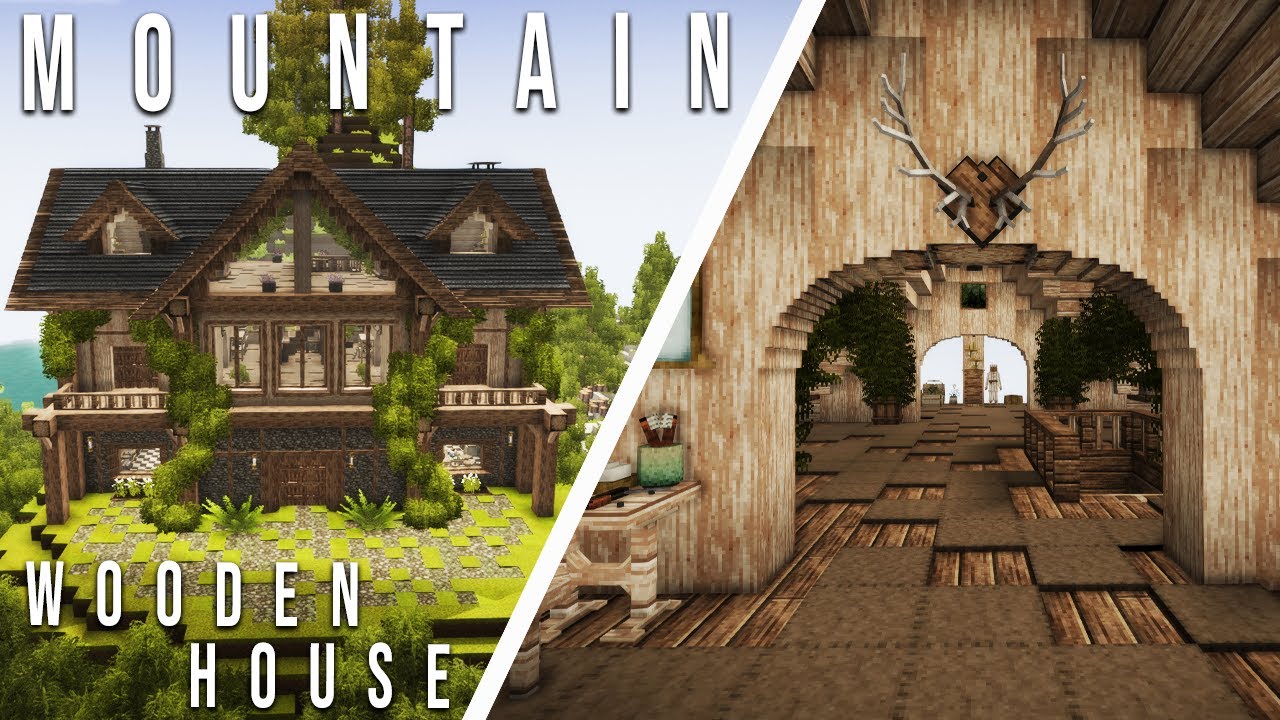 Vintage Story | 🌲Mountain Wooden House ⛺ | Build Ideas