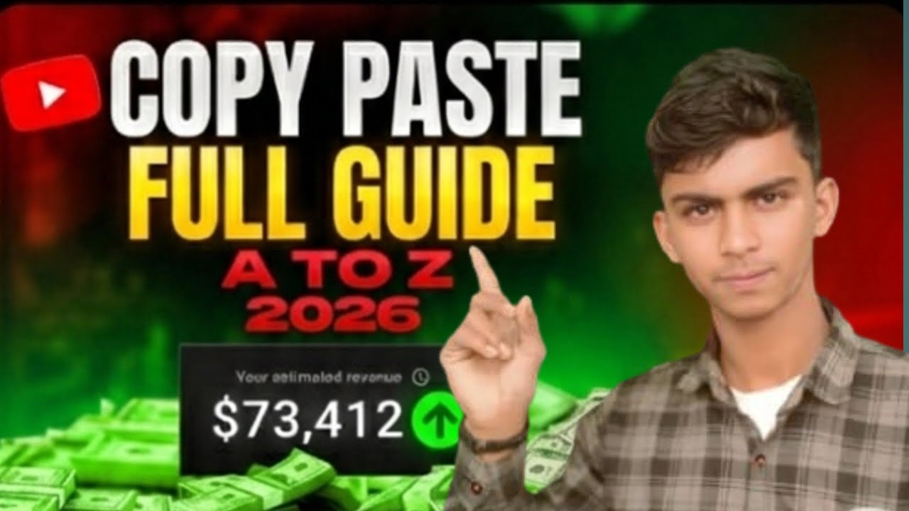 Copy paste full guide A to Z || how to create a copy paste video || 