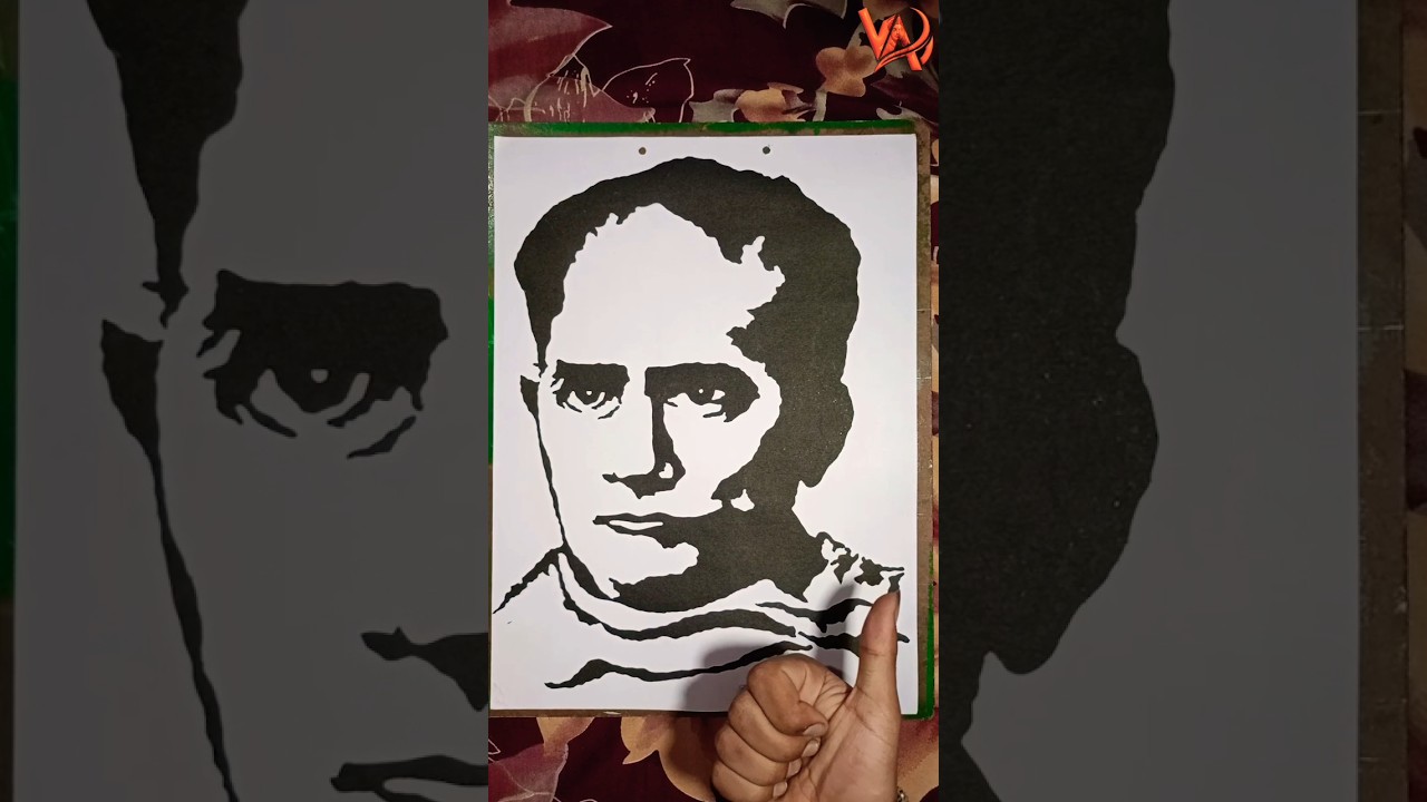 Ishwar Chandra Vidyasagar drawing #shorts #viral #vidyasagar #drawing