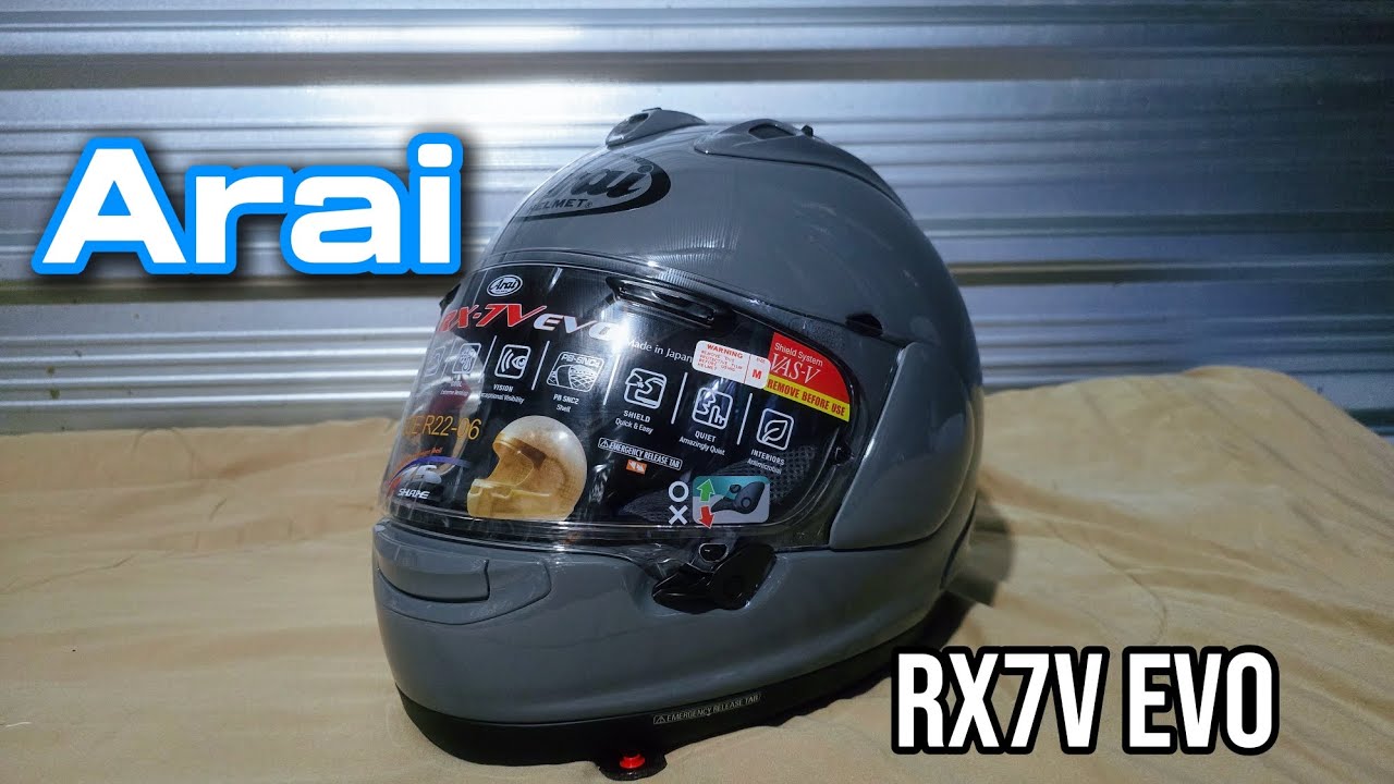 Unboxing: Arai RX7 EVO (thai sound)
