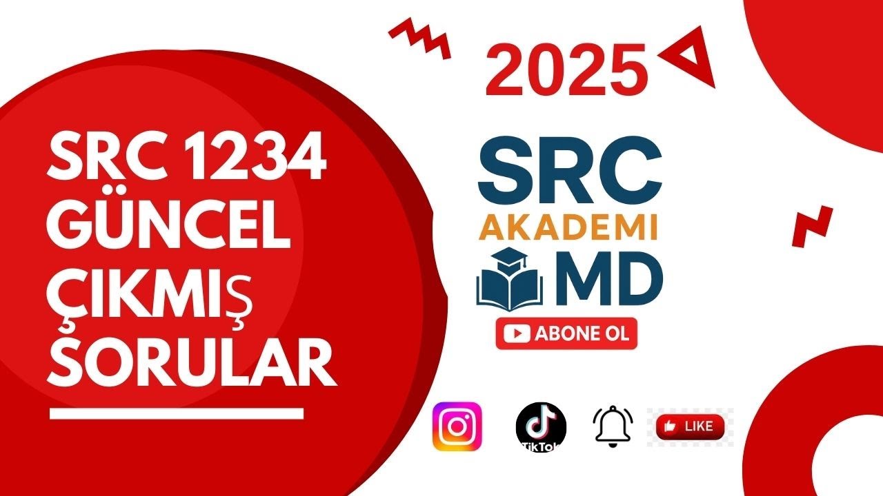 SRC 1-2-3-4 Çıkmış Soruları|Püf Noktalar ve Tüyolar | Sınav Taktikleri | 2025 Güncel|#src|#güncel#12