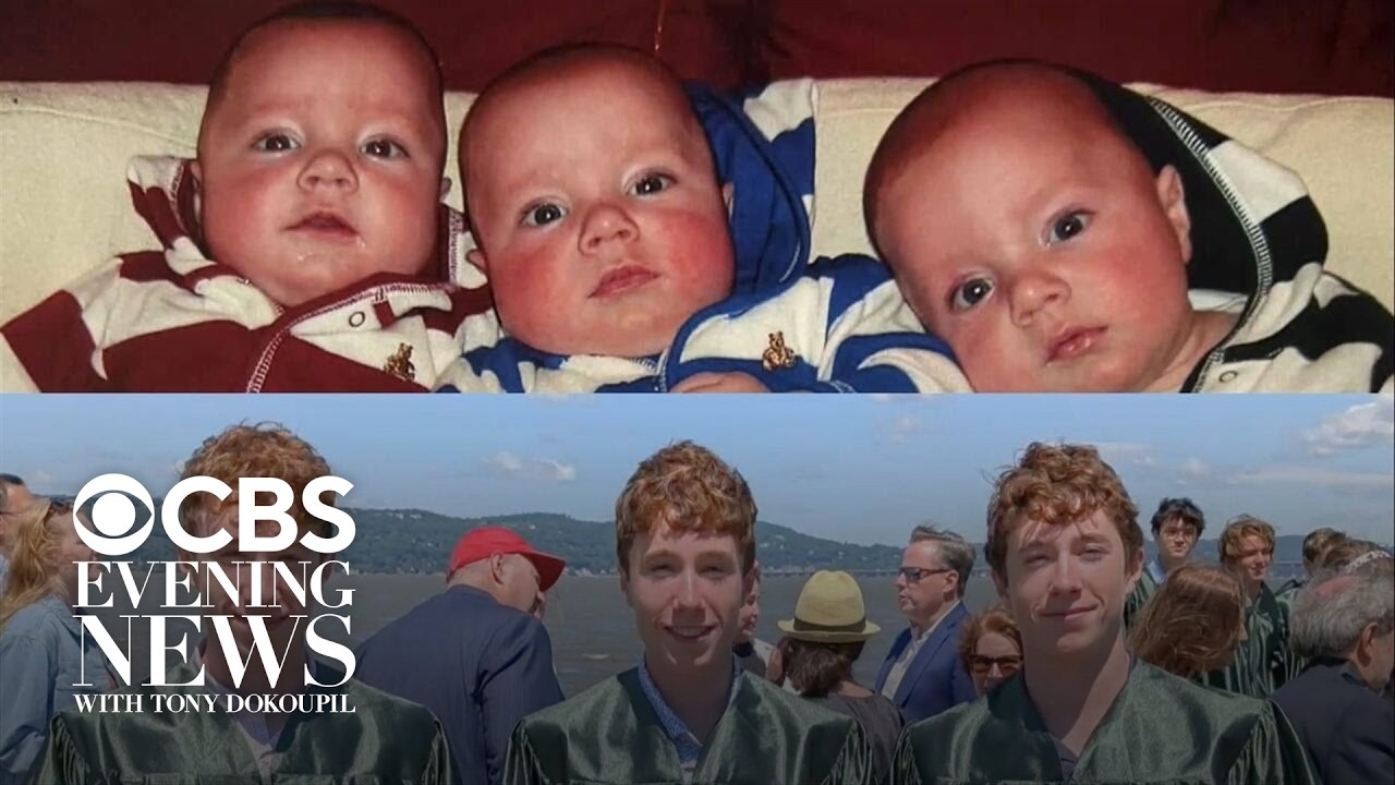 Identical triplets we met in 2008 graduate high school
