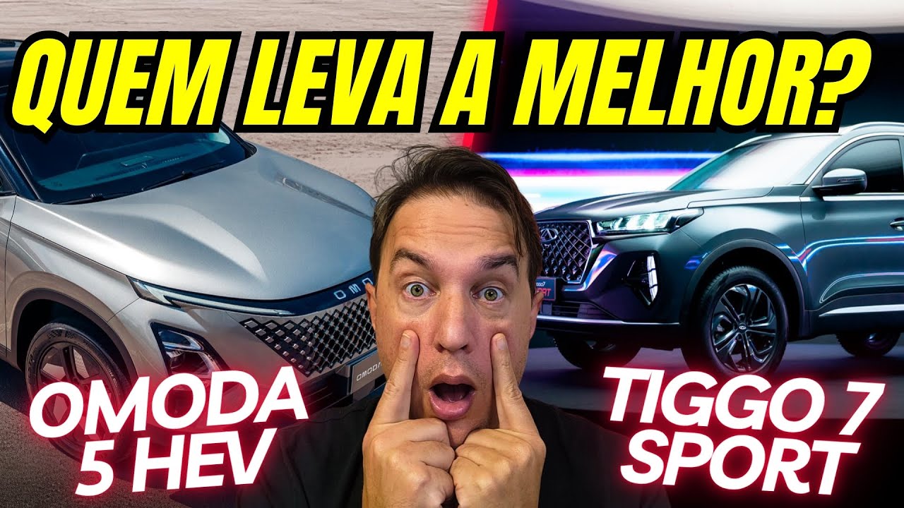 OMODA 5 HEV x CHERY TIGGO 7 SPORT, QUAL A MELHOR COMPRA?