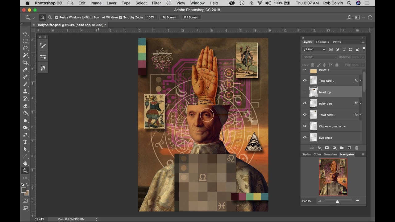 Digital Collage in Photoshop