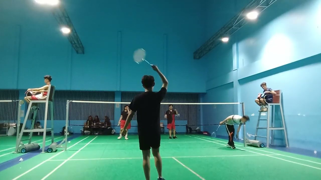 5 Februari 2026 Mabar Kiniminton GOR 150 Coffe & Garden : Refi/Rizal vs Hafiz/Nara