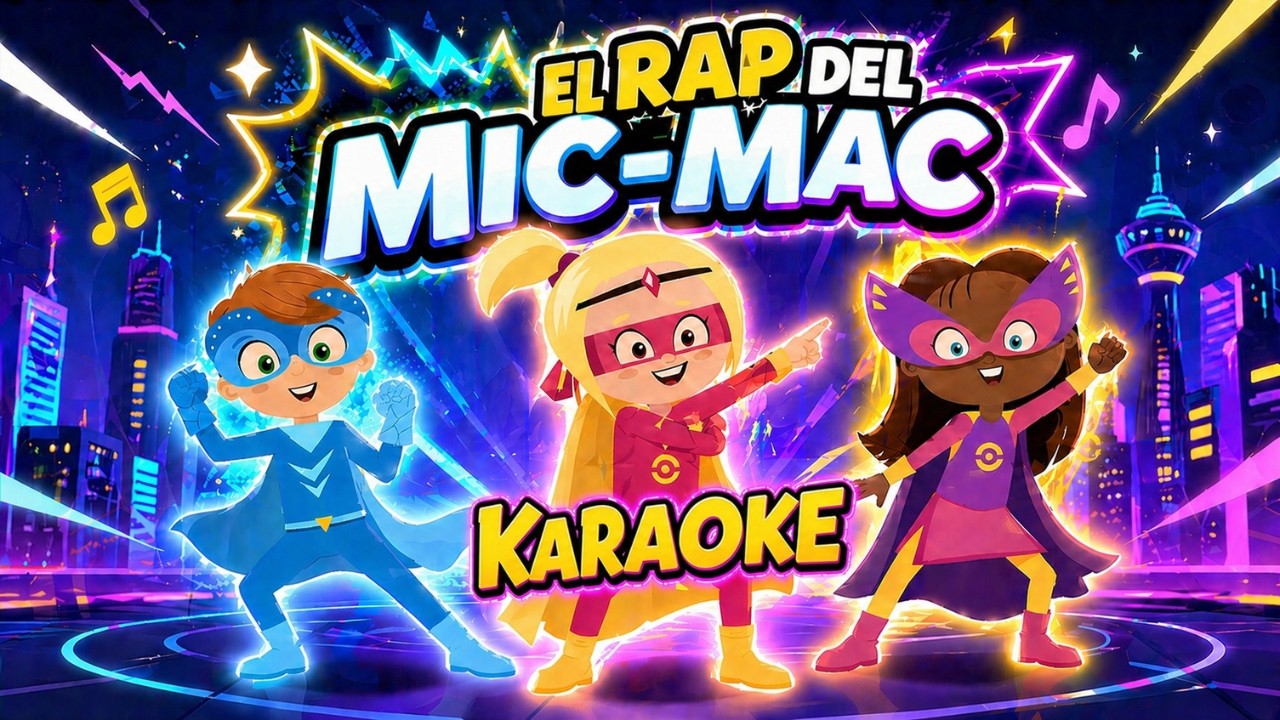 El Rap del Mic Mac Pic Pac 🦸‍♀️🦸🏻‍♂️ inspirat en Superthings 💥⚡️ (versió KARAOKE) | LaLaBla