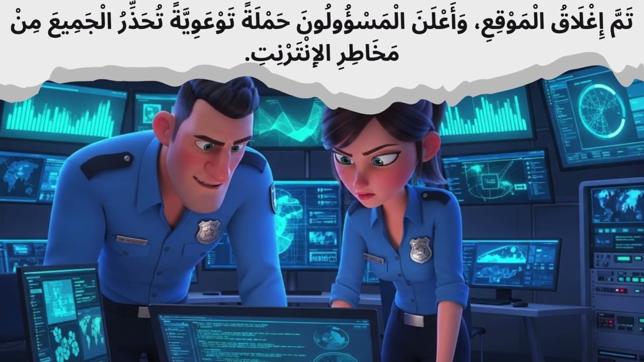 النافذة الزرقاء | قصة مشوّقة عن مخاطر الإنترنت للأطفال 👦💻